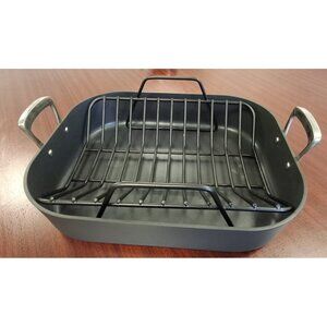 🍗 All-Clad Hard Anodized Nonstick Roasting Pan – 16” x 13” –Heavy Duty Bakeware
